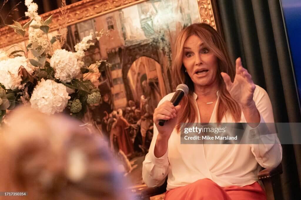 Caitlyn Jenner - Sky's House of Kardashian Launch Event LONDON, ENGLAND - OCTOBER 04: Caitlyn Jenner attends a In Conversation with... Drinks Event to celebrate the release of Sky documentary House of Kardashian. on October 04, 2023 in London, England (Photo by Mike Marsland/Mike Marsland/Getty Images for Sky)
