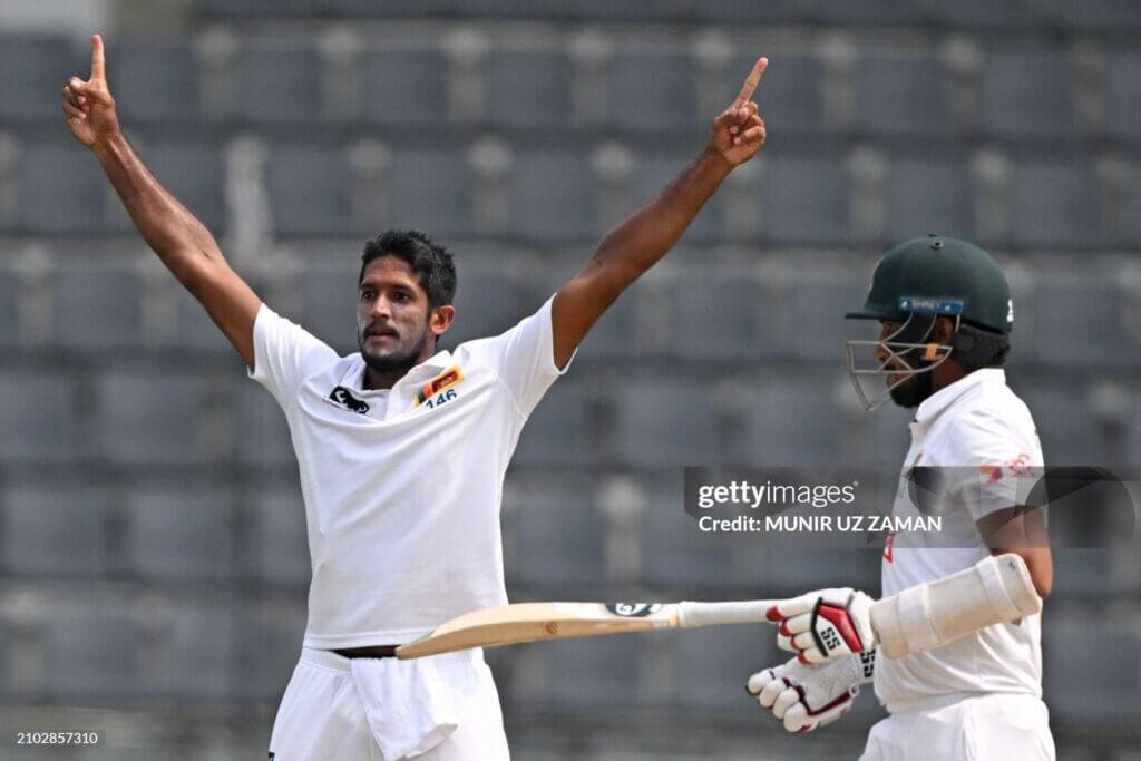 Kasun Rajitha ruled out of second Bangladesh vs Sri Lanka Test