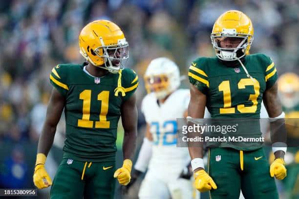 Green Bay Packers Jayden Reed Dontayvion Wicks