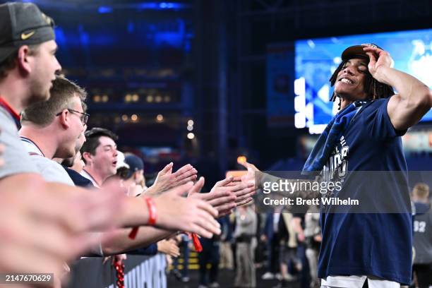 Star UCONN player Stephon Castle declared for the NBA Draft on Friday.