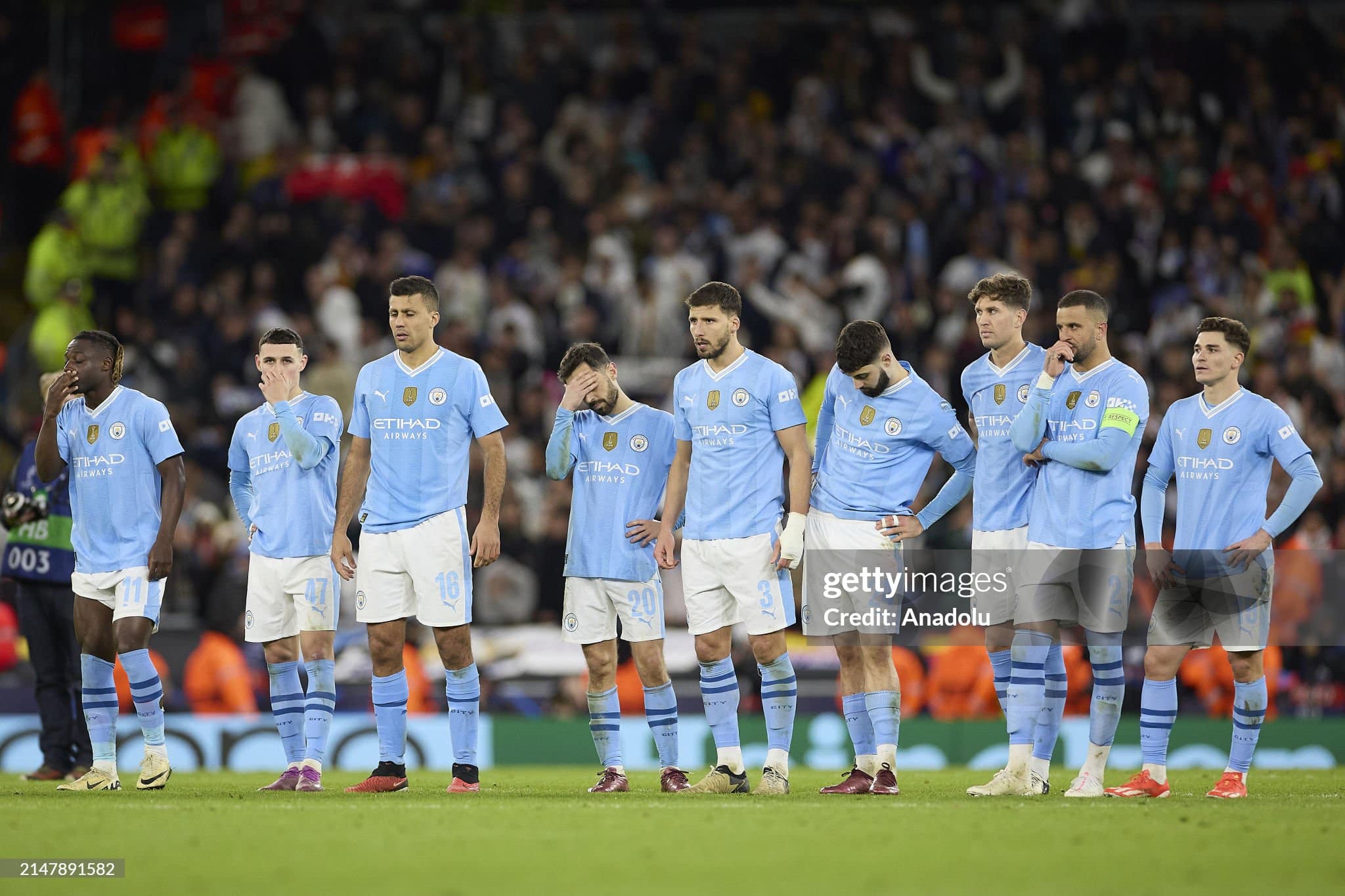 Man City in the UCL quarterfinal night