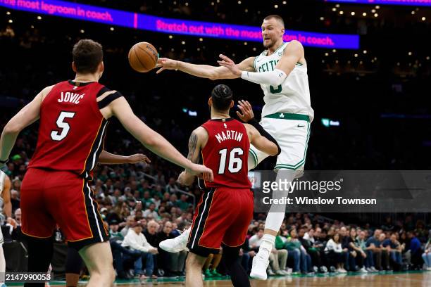 Boston Celtics - Kristaps Porzingis and Miami Heat - Caleb Martin