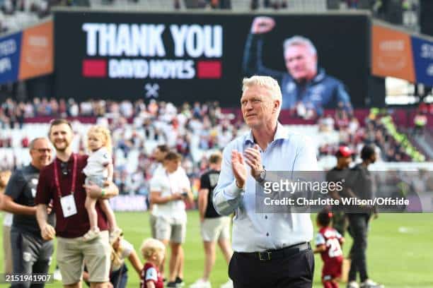 West Ham manager David Moyes