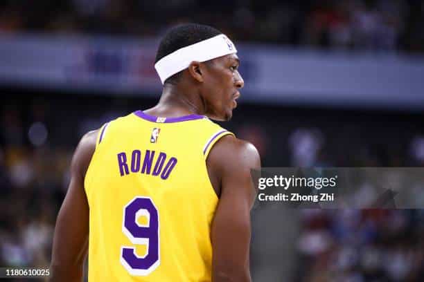 Los Angeles Lakers Rajon Rondo