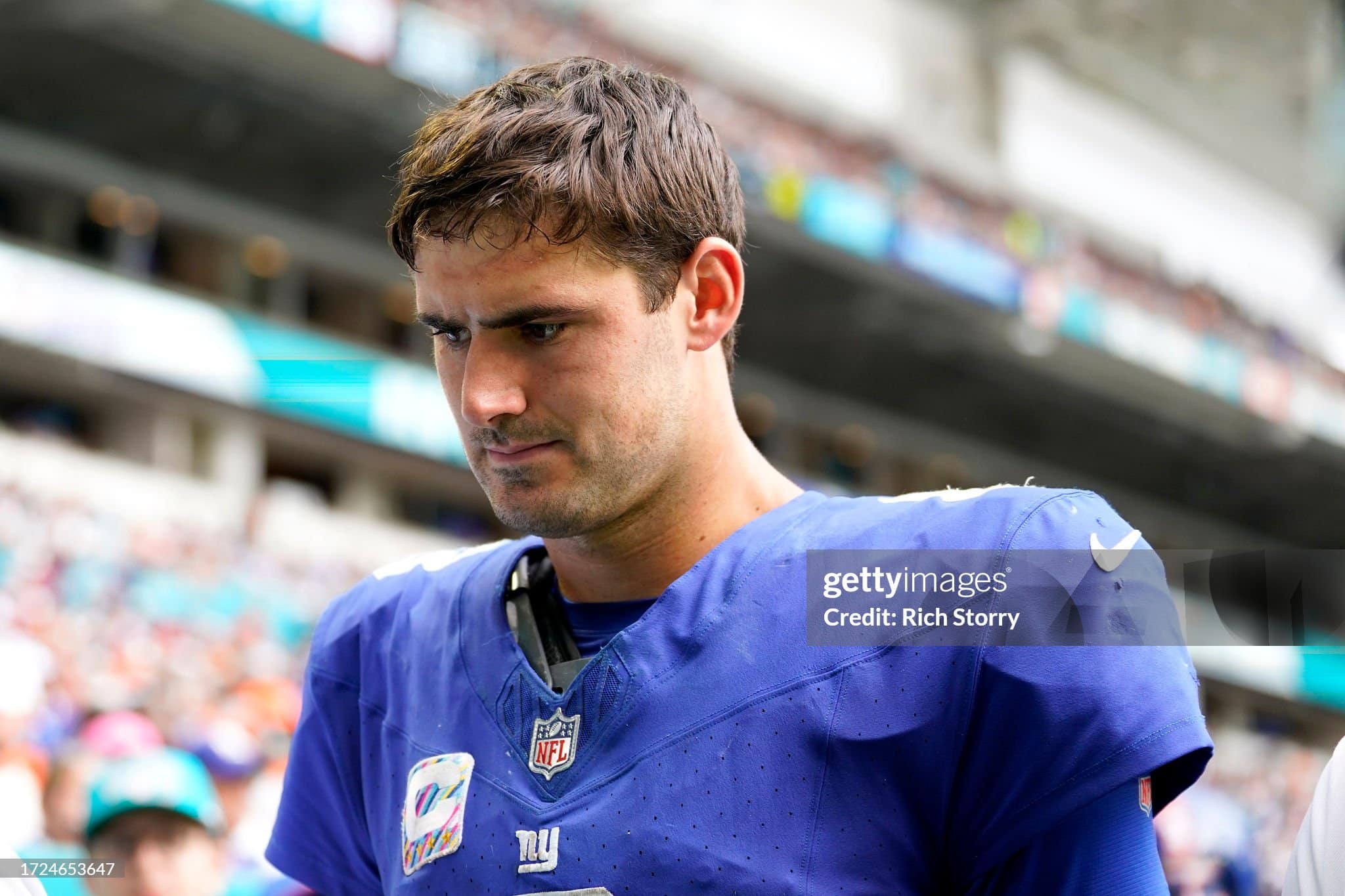 Daniel Jones "Wasn't Fired Up" About Giants Seeking a QB