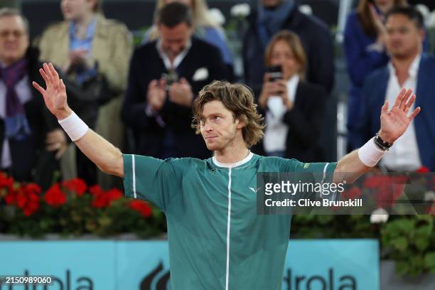 Andrey Rublev Madrid Open 