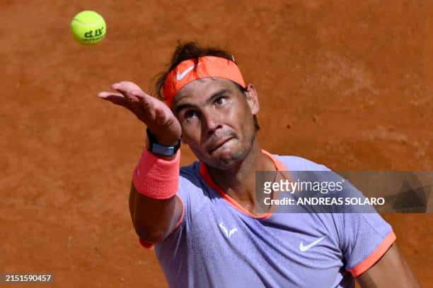 Rafael Nadal at Rome Open