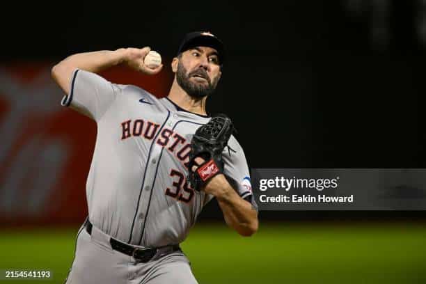 Houston Astros pitcher Justin Verlander had a great outing on May 24.