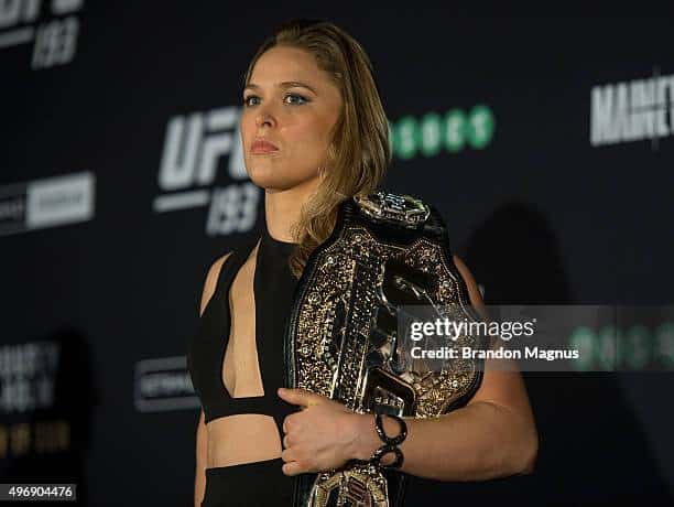 Former UFC bantamweight champion Ronda Rousey