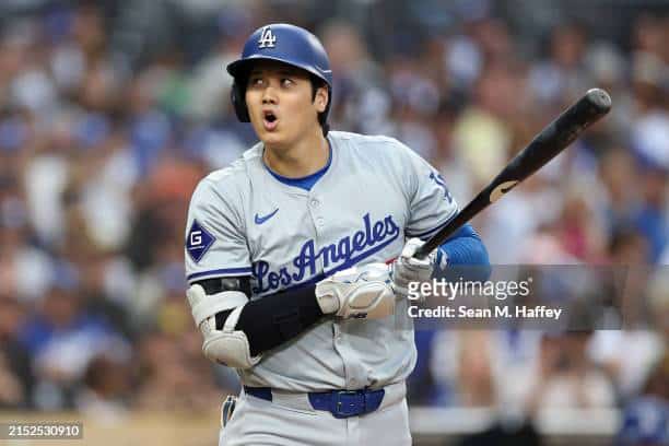 Shohei Othani Out of the Lineup Sunday With an Injury Los Angeles Dodgers