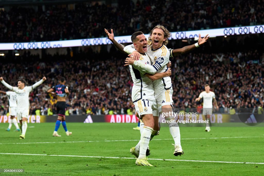 Real Madrid Luca Modric And Lucas Vasquez