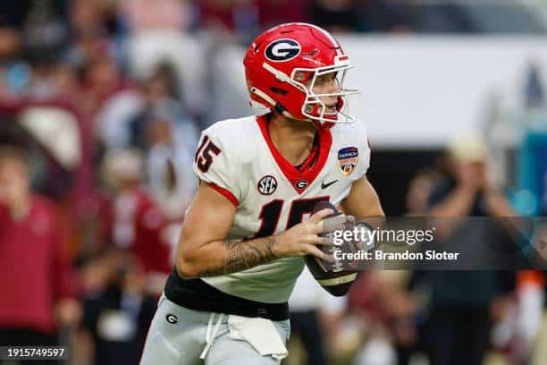 Georgia Quarterback Carson Beck