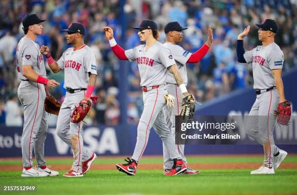 The Boston Red Sox Rafael Devers made history on Sunday afternoon.