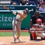 San Diego Padres Center Fielder Jackson Merrill comes up clutch.