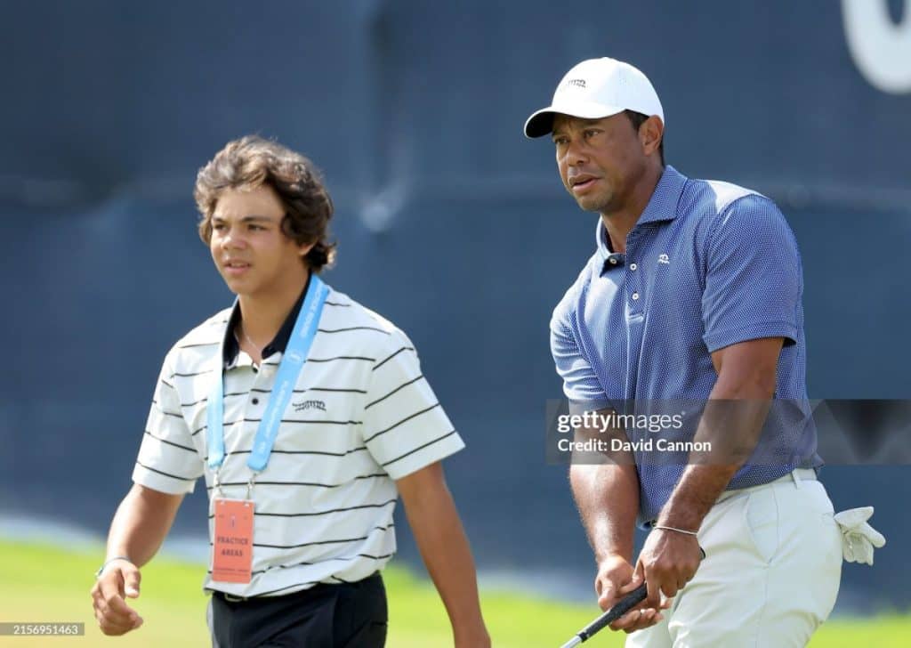 Tiger Woods US Open Charlie Woods