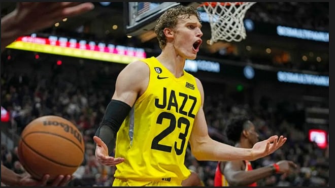 Screenshot Lauri Markkanen Utah Jazz