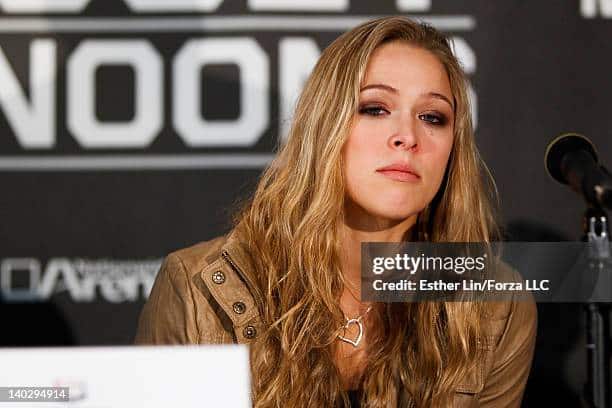 MMA fighter Ronda Rousey