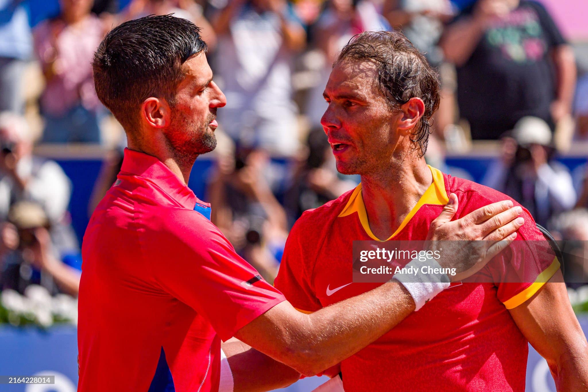 Novak Djokovic and Rafael Nadal