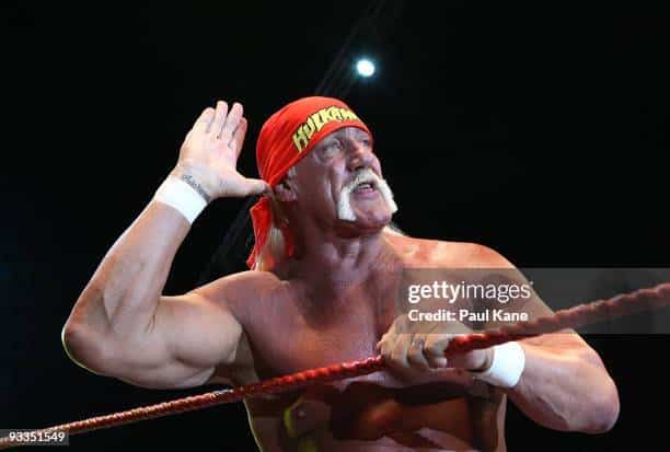 Hulk Hogan Lions practice