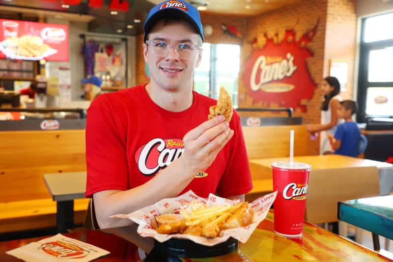 Nic Fink at Raising Cane's