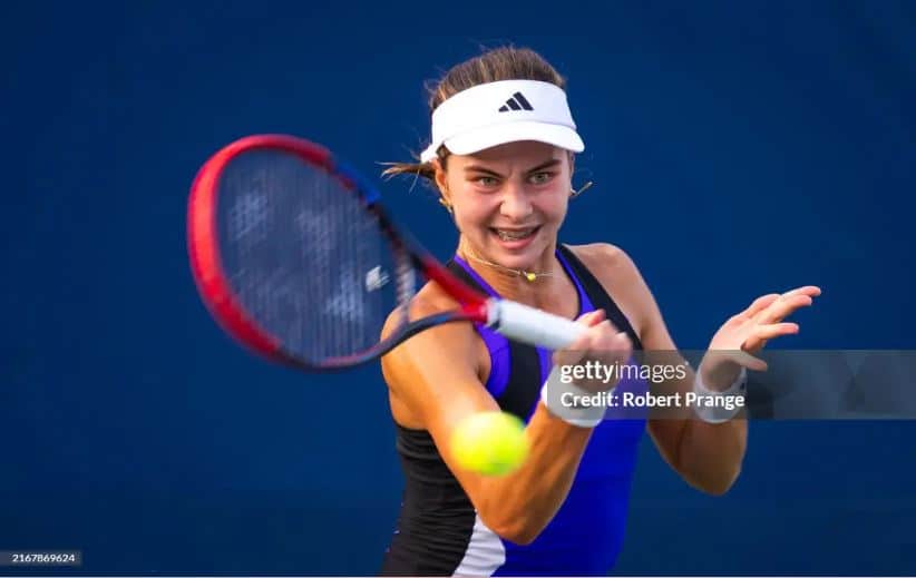 Iva Jovic at the 2024 US Open - Day 1