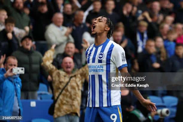 Joao Pedro wins it for Brighton & Hove Albion against Manchester United