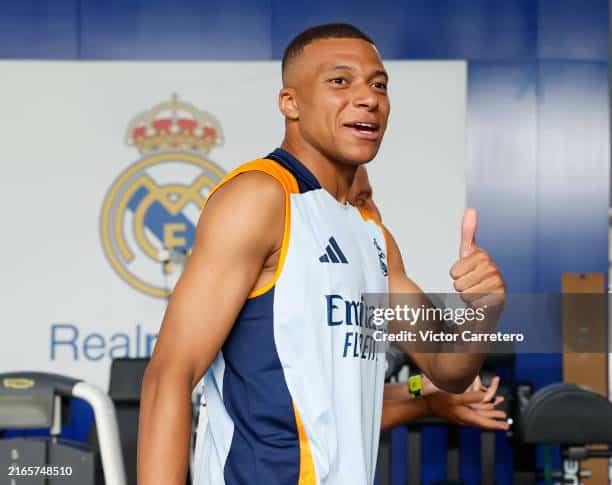 Real Madrid new signee Kylian Mbappe