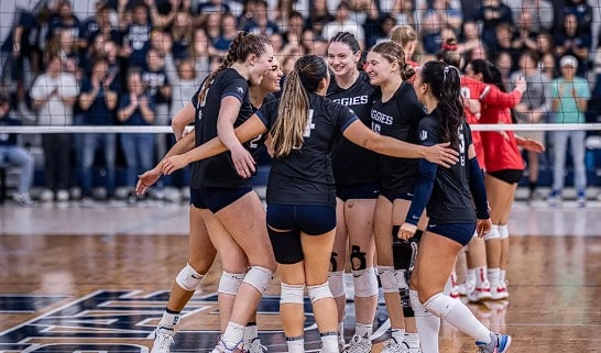 Screenshot USU Volleyball Womens