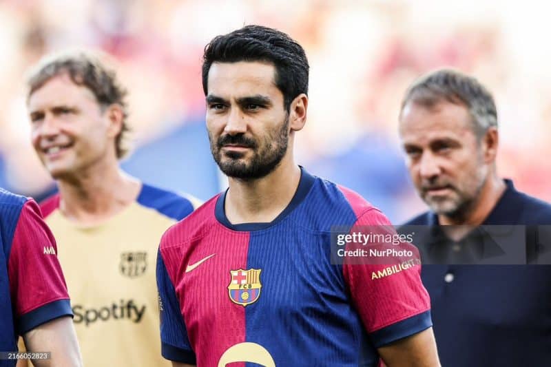 Ilkay Gundogan as part of Barcelona's Squad