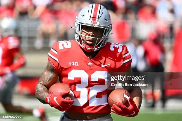 Ohio State running back, TreVeyon Henderson