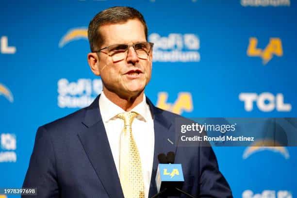 Jim Harbaugh- Los Angeles Chargers