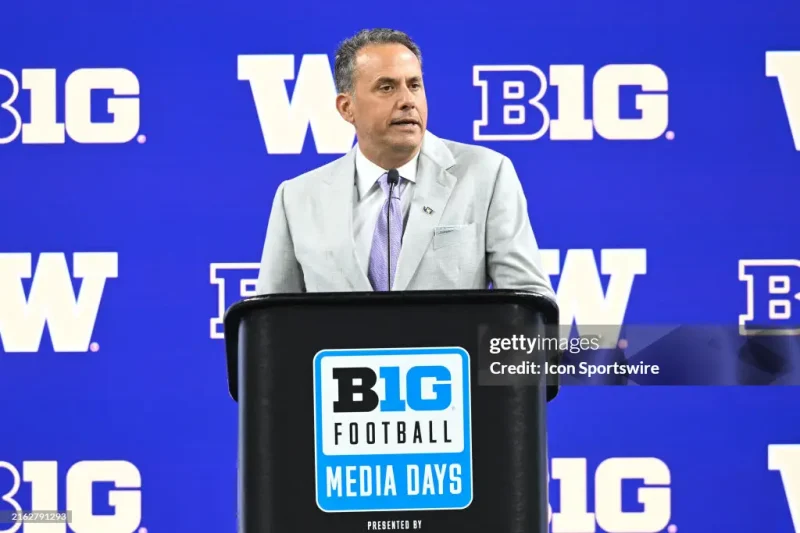 Washington Huskies head coach Jedd Fisch at Big Ten Media Days