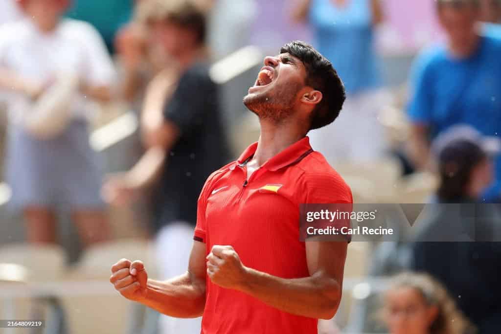 Carlos Alcaraz at the Paris Olympics