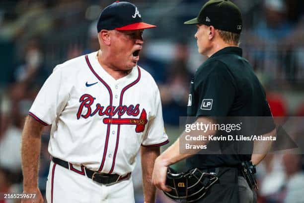 Atlanta Braves manager- Brian Snitker