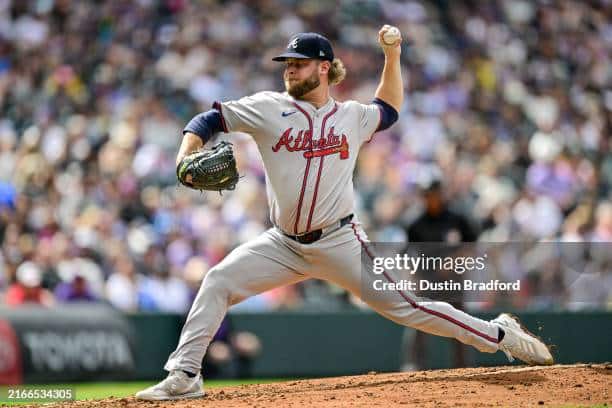 Atlanta Braves relief pitcher, AJ Minter