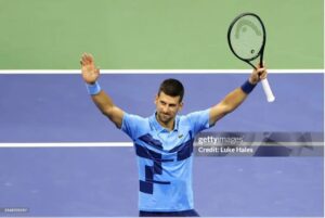 Novak Djokovic at 2024 US Open - Day 1