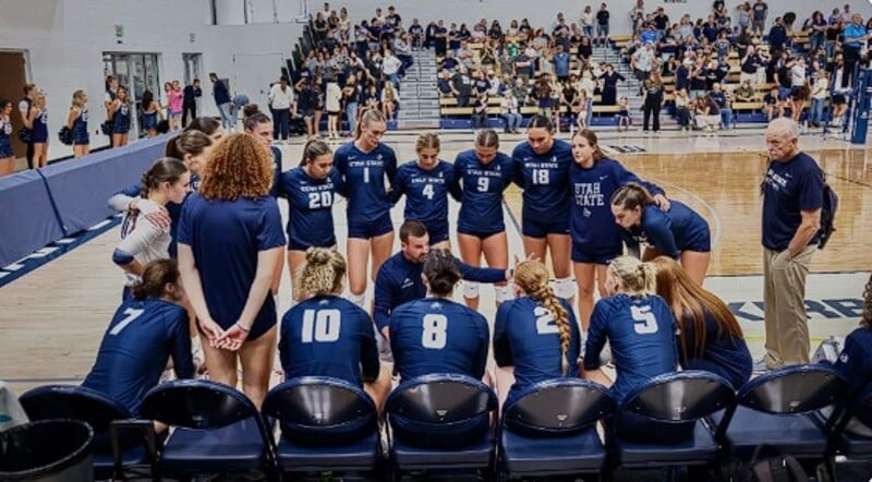 USU volleyball 3 more games