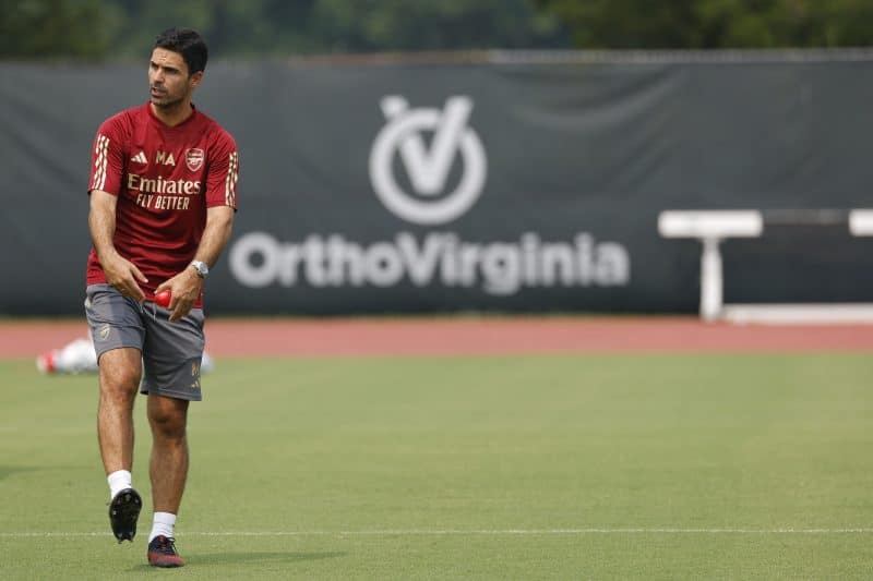 Arsenal manager Mikel Arteta