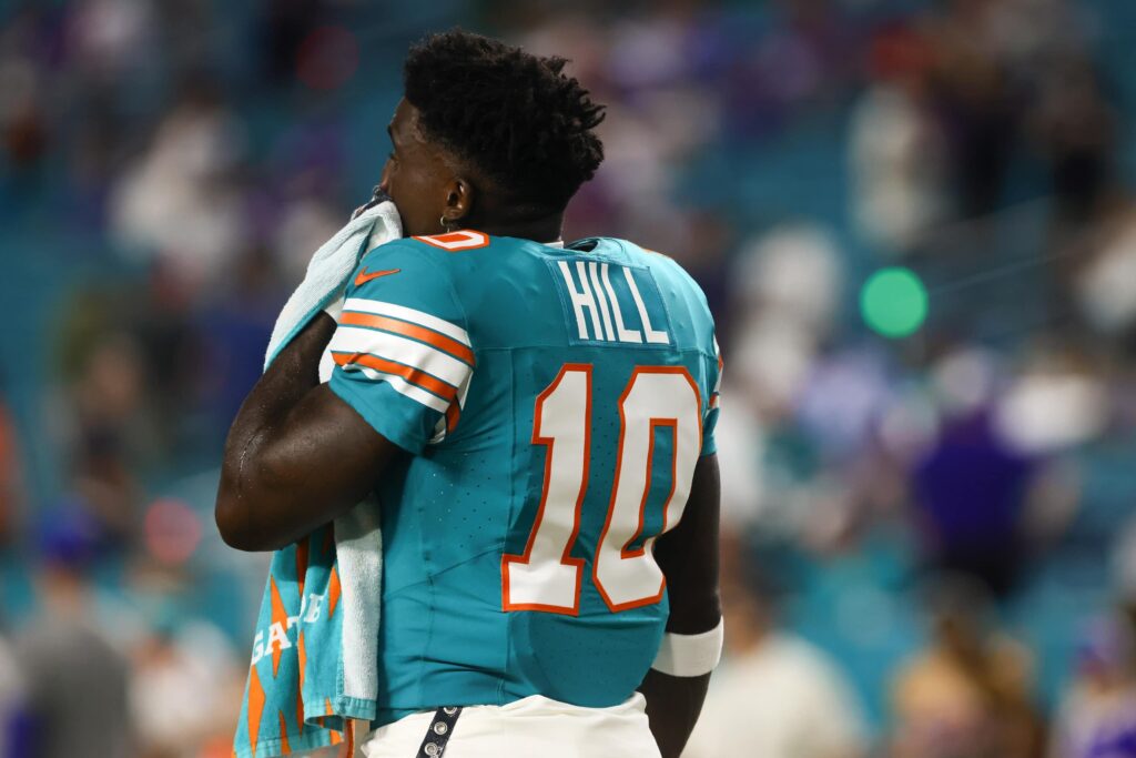 Tyreek Hill of the Miami Dolphins