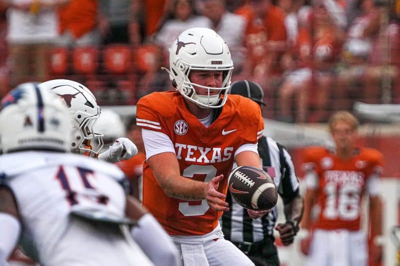 2025 NFL Draft, mock draft, Texas Longhorns Quinn Ewers