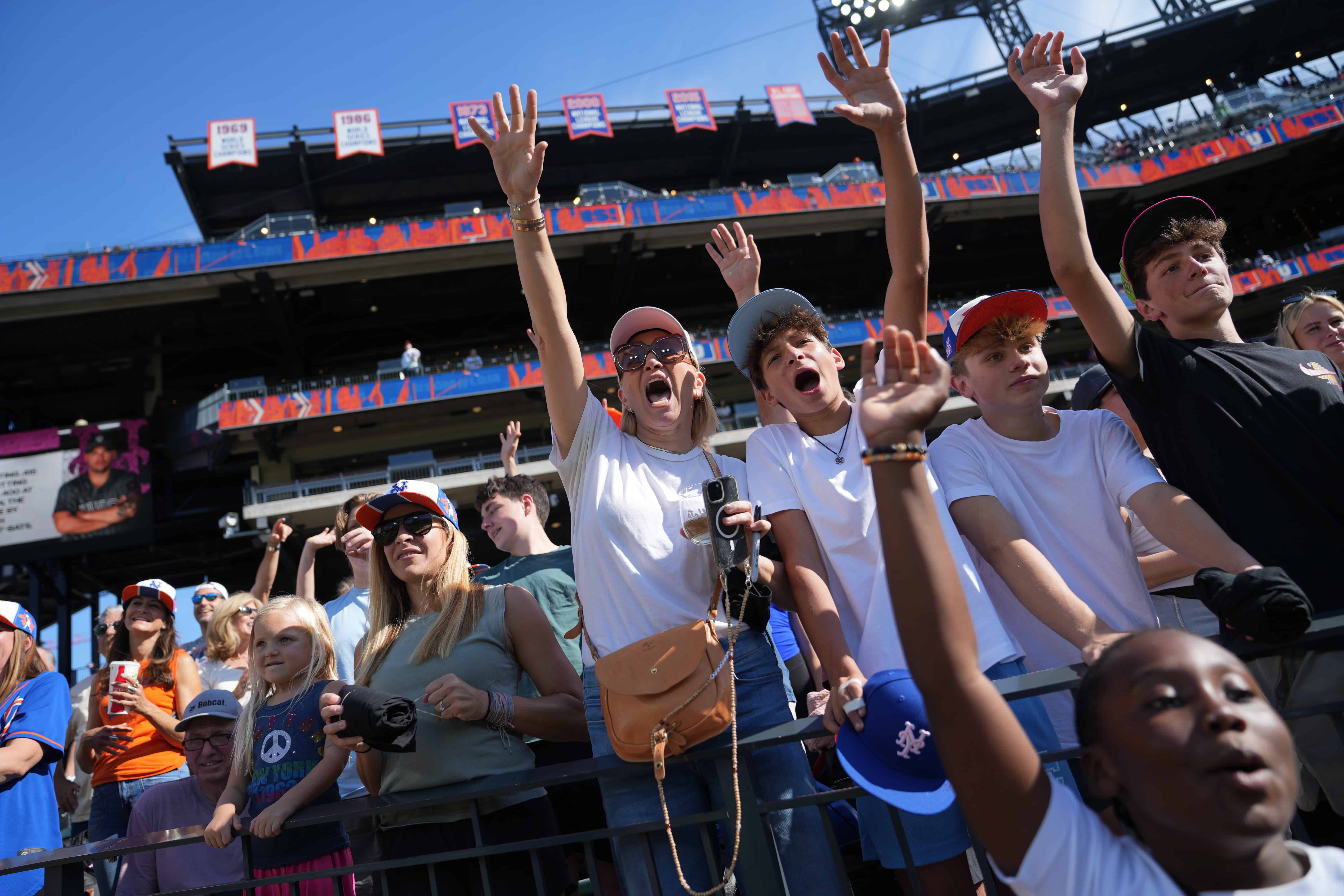 The New York Mets had their fans show up to the ballpark this weekend.