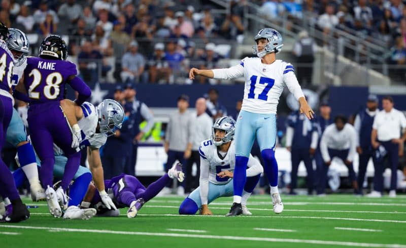 Dallas Cowboys Kicker Brandon Aubrey has been solid this season.