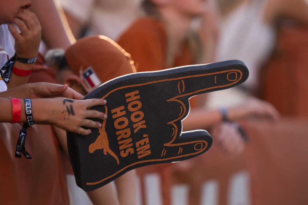 The Texas Longhorns are No. 2 in the nation.