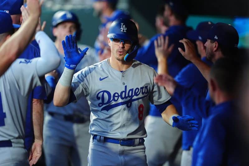 The Los Angeles Dodgers have clinched home-field advantage.