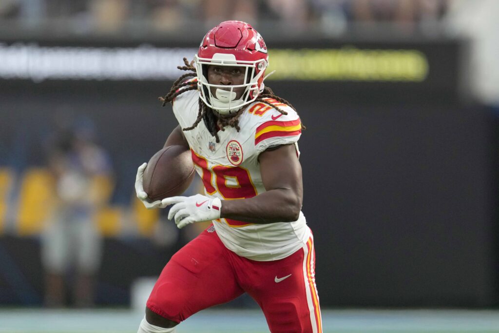 The Kansas City Chiefs were powered by RB Karrem Hunt in Sunday's victory.