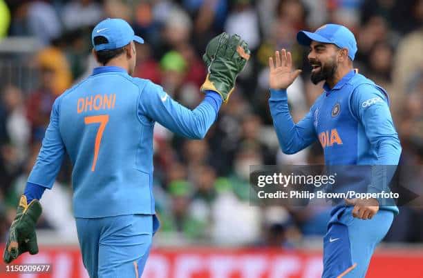 MS Dhoni and Virat Kohli