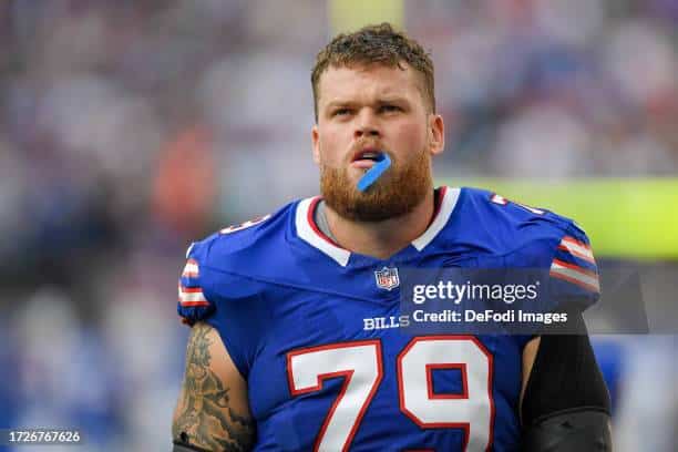 The Buffalo Bills extended Spencer Brown