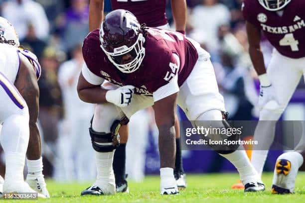 Texas A&M Center Mark Nabou