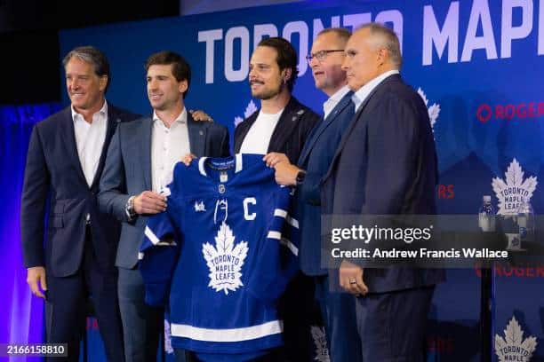 Auston Matthews is one of many stars who will be starting in the Leafs' preseason opener on Sunday.