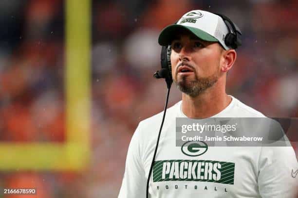 Green Bay Packers head coach, Matt LaFleur